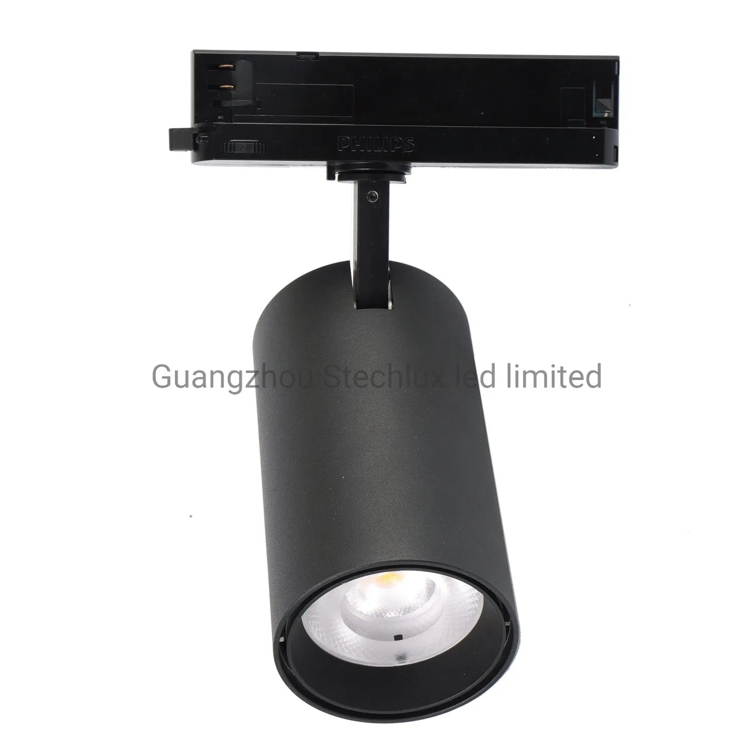 CRI90 2/3/4 Wires 3000K 4000K 35W LED Track Light Dimmable CCT Switchable Indoor Commercial Lighting for Cloth Shop Mall Cafe