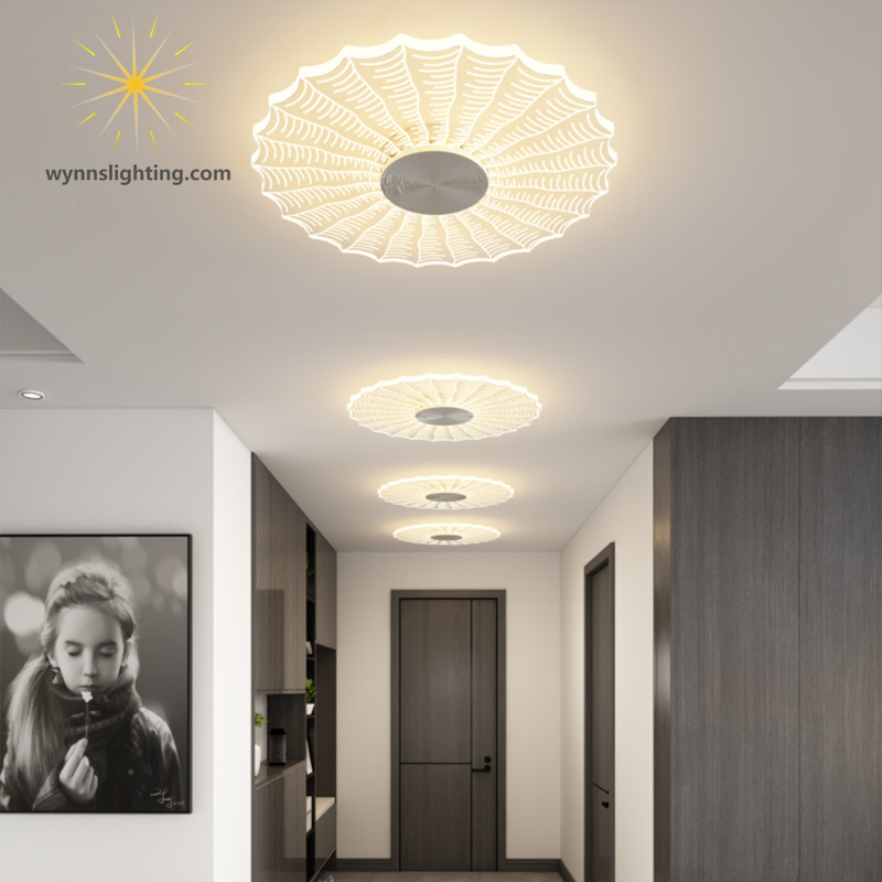 Indoor Interior Round Ceiling Lamp Home Decor LED Modern Lights Living Room Kitchen Bedroom Lighting