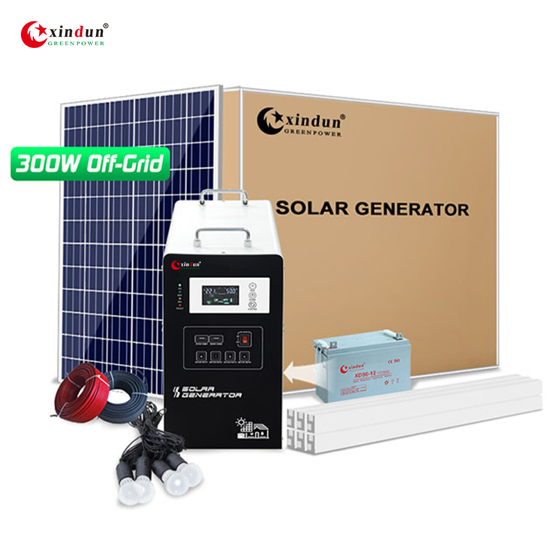Technolgy Wholesale Price Portable 300W 300 Watts Solar Panel Home Lighting Power Energy Generator System