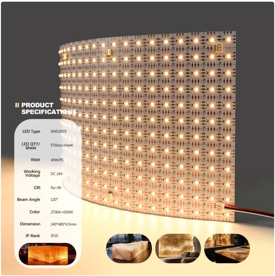 Flexible LED Light Sheet