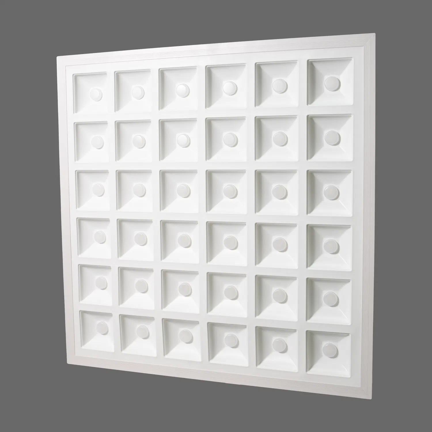 Manufacturer Indoor Surface Mounted Backlit Square 40W/48W Grid LED Panel 600X600mm LED Panel Light