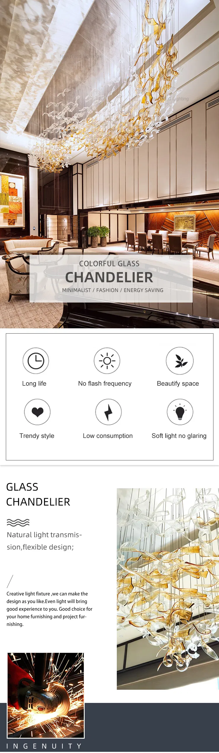 LED Chandelier View 1