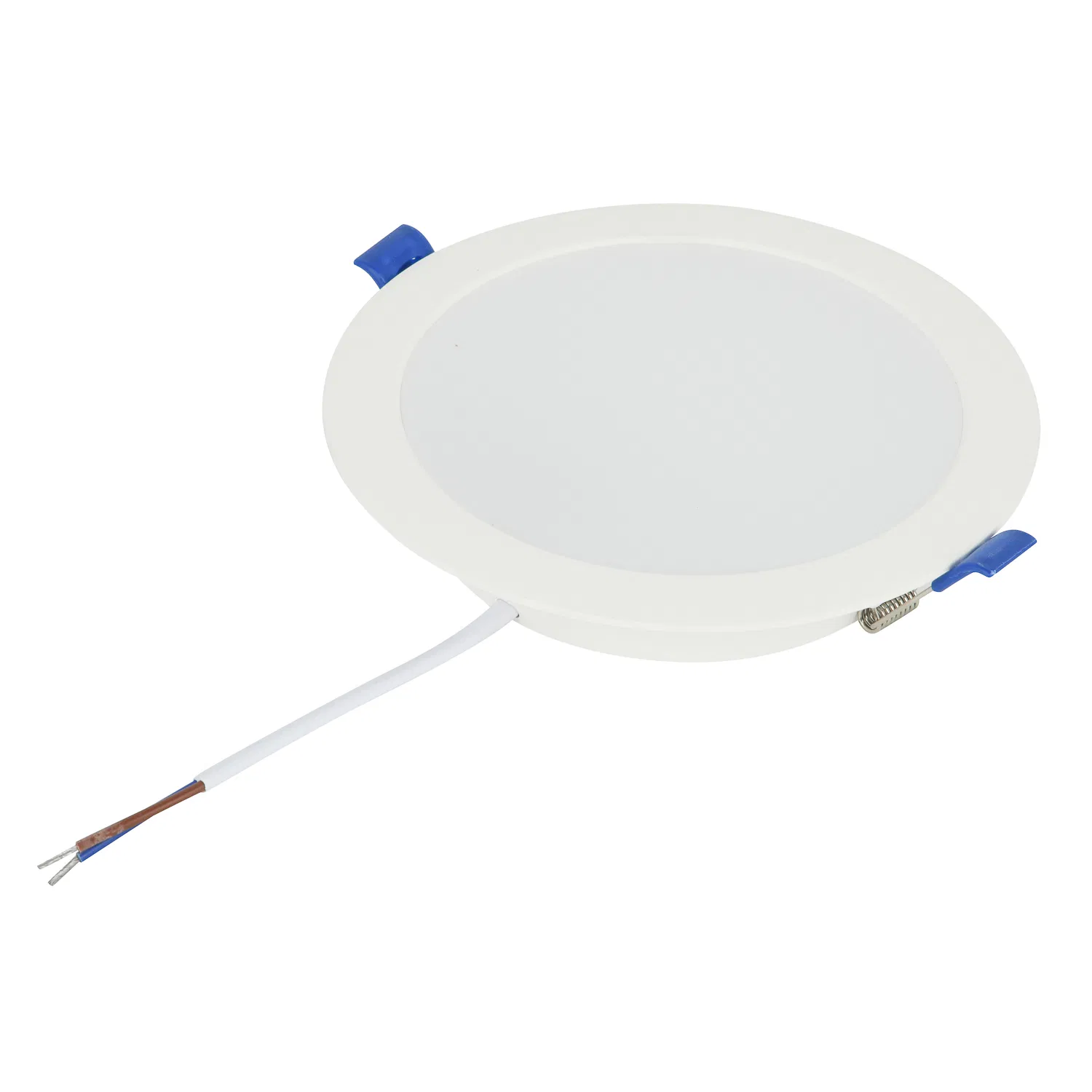 White Body Lamp Lighting Recessed Round LED Panel Light
