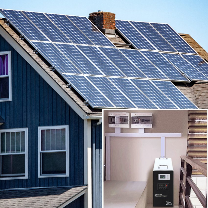 Cost of Small Solar Lighting Power System Full Set for Home Use