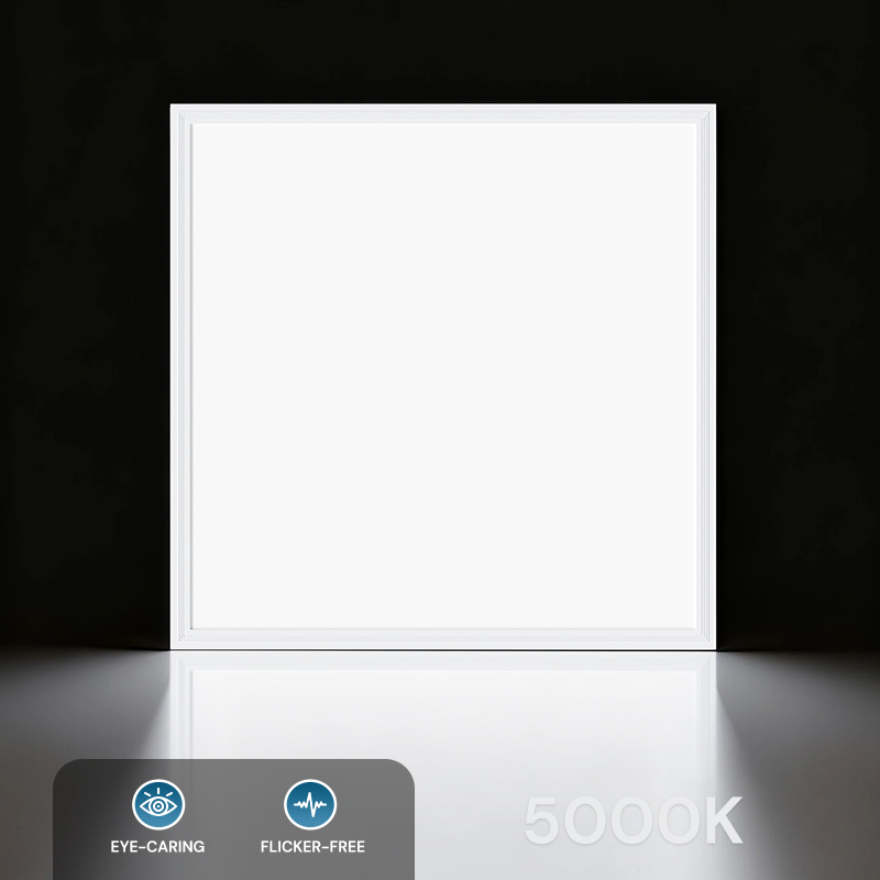 Indoor Lighting Recessed Ceiling Lamp IP20 PC Body Square Slim LED SMD2835 Panel Lights for Industrial Supermarket Office Hotel