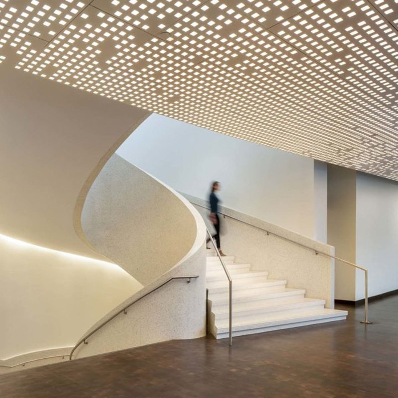 Us Luxurious Ceiling Decoration Ideas Custom Metal Ceiling System with LED Lighting