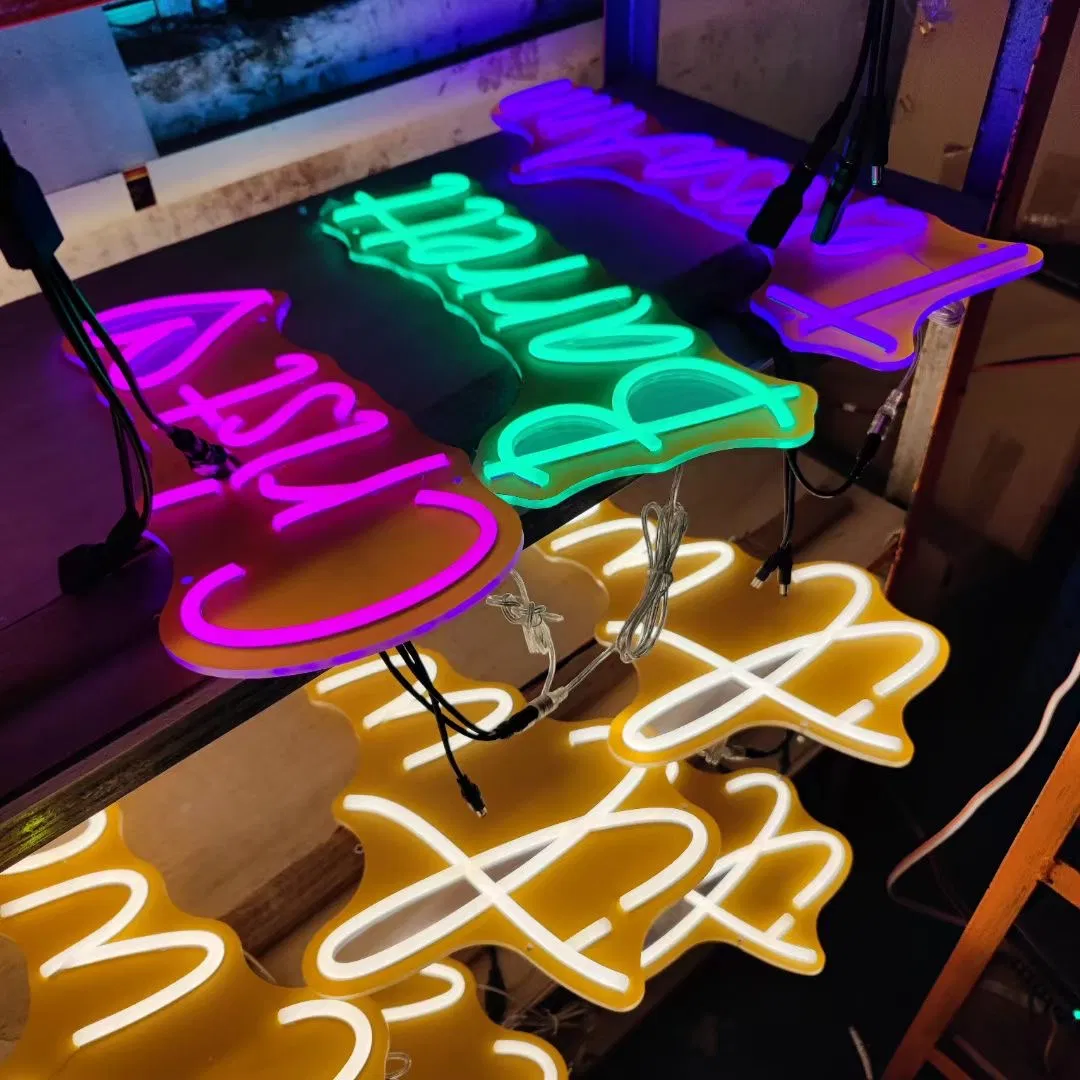 Chic Neon Lighting for Bar Decor