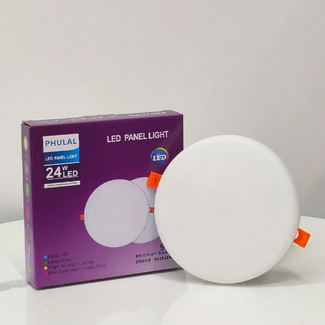 Phulal CE CCC Certified Smart Driver Easy Installation 12W 18W 24W 36W 48W LED Panel Lamp Long Life LED Panel Light