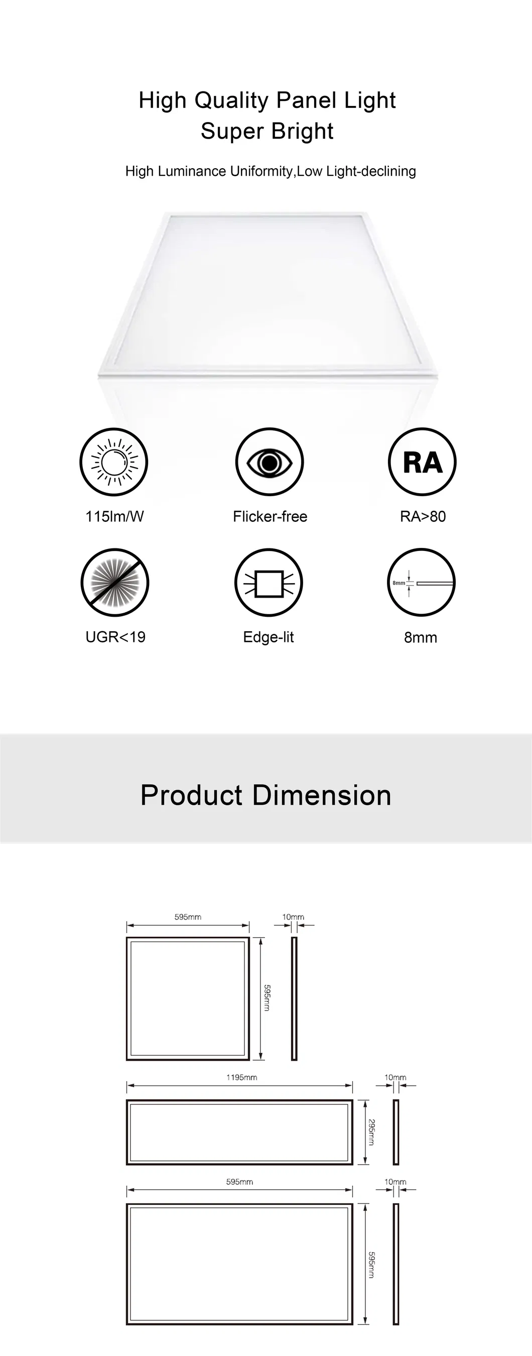 LED Edge-Lit Panel Light 1