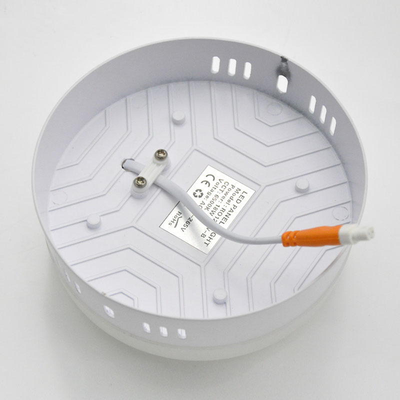 2021 24W Ultra Thin Circular Flat Square Surface Mounted Frameless Ceiling LED Panel Lights