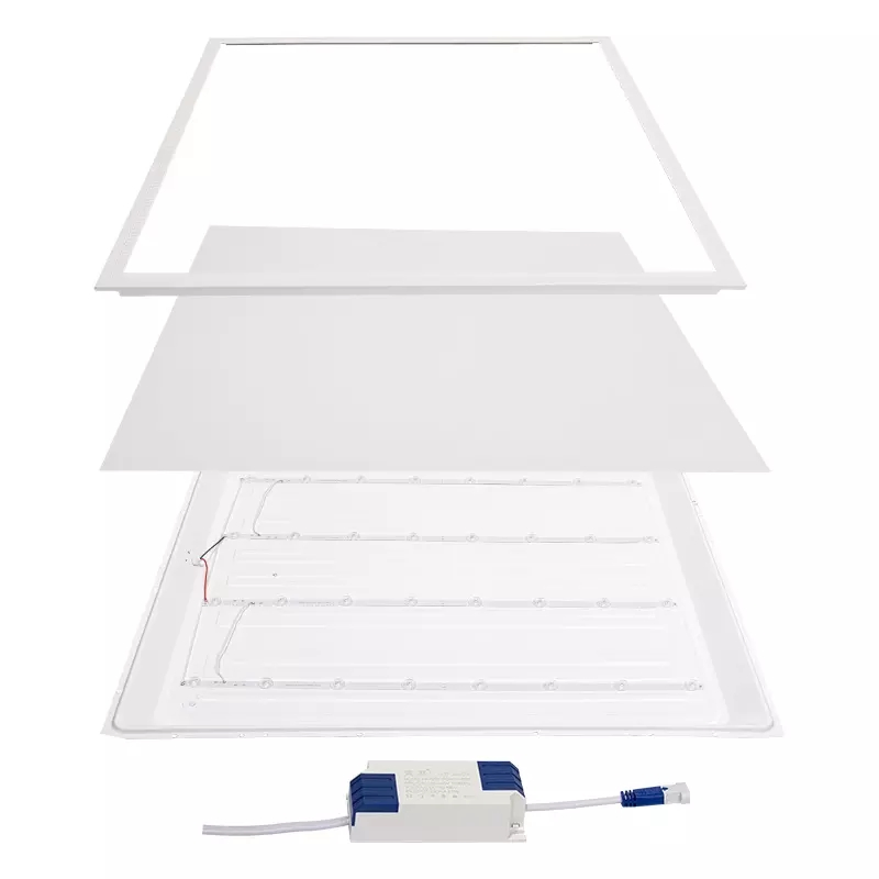 60X60 Ceiling Light 3CCT Dimmable Ceiling Lamp Ugr<19 Anti Yellow Side-Lit Back-Lit Square Surface Recessed Mount LED Panel Light with Dali