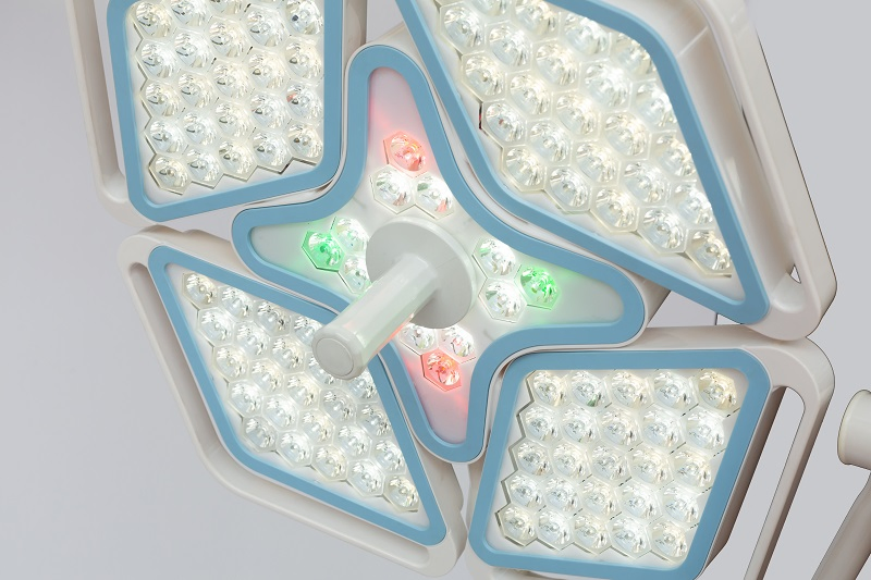 Petal Design LED Shadowless Hospital Ceiling Operating Lamp Electric Powered
