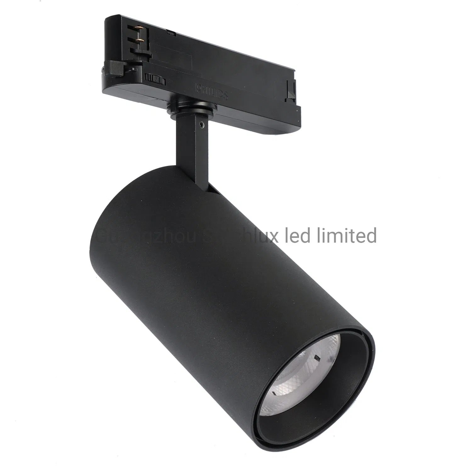 CRI90 2/3/4 Wires 3000K 4000K 35W LED Track Light Dimmable CCT Switchable Indoor Commercial Lighting for Cloth Shop Mall Cafe