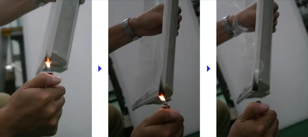 Fire resistance test