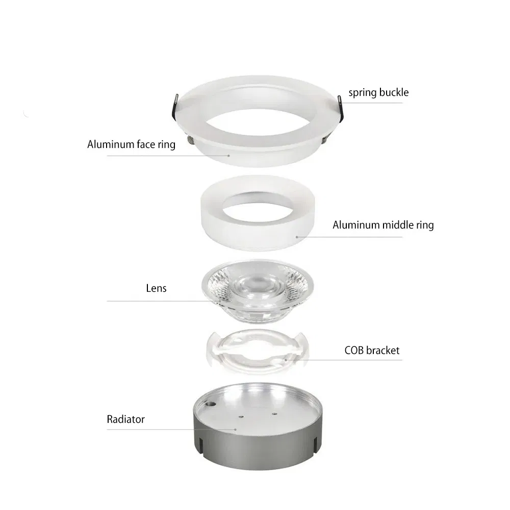 Nordic COB LED Downlight Detail