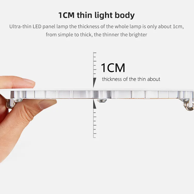 LED Slim Aluminum Square Round Lighting