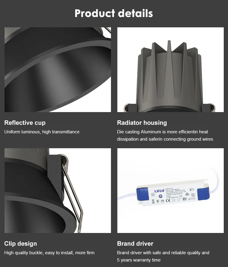 Warm White LED Downlight