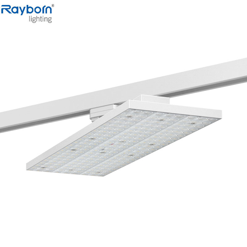 2022 New 40W 50W 70W Dimmable Linear Track Panel Light Indoor Magnetic Commercial LED Track Lighting for Supermarket/Shopping Mall/Restaurant/Showroom/Stores
