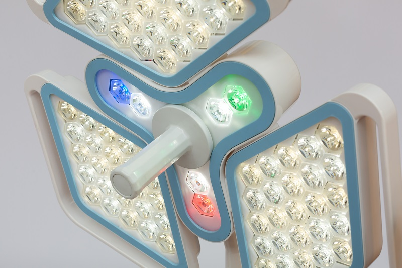 Petal Design LED Shadowless Hospital Ceiling Operating Lamp Electric Powered