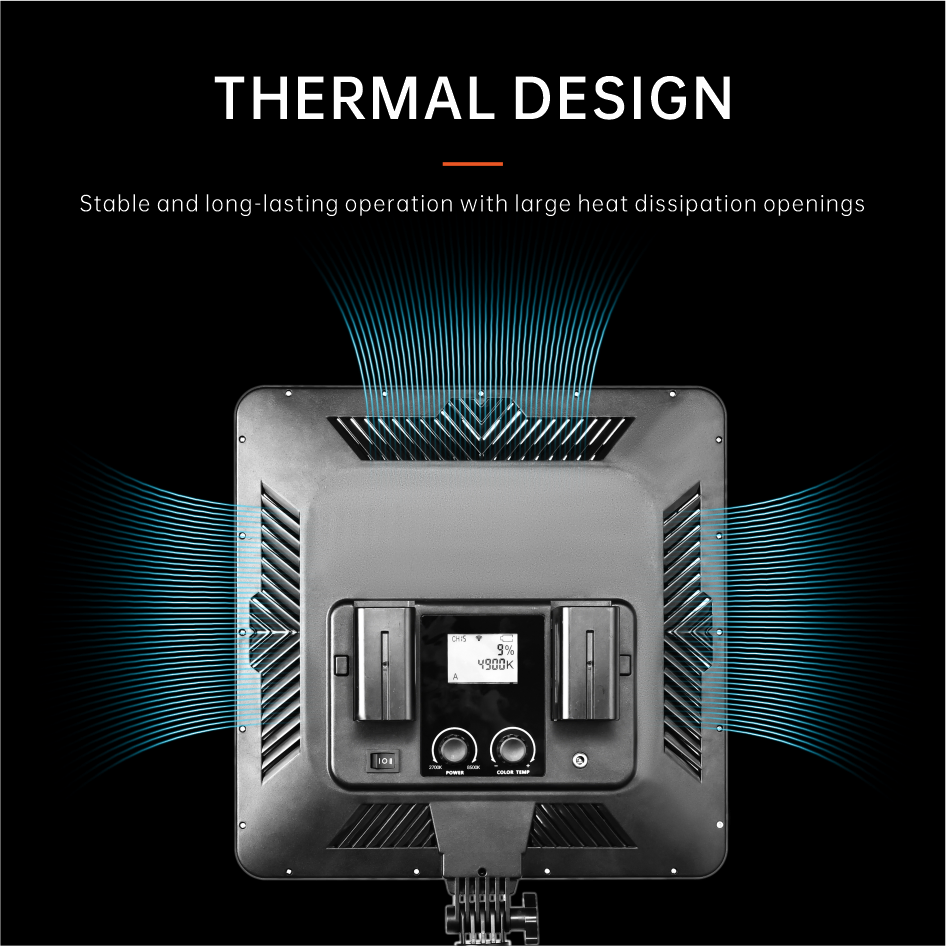 Professional Remote Control Dimmable LED Video Light Photography Fill Lamp Panel Lighting