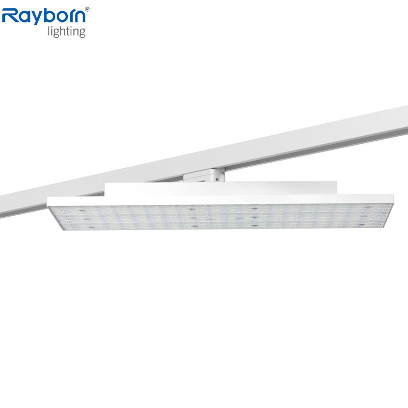 2022 New 40W 50W 70W Dimmable Linear Track Panel Light Indoor Magnetic Commercial LED Track Lighting for Supermarket/Shopping Mall/Restaurant/Showroom/Stores
