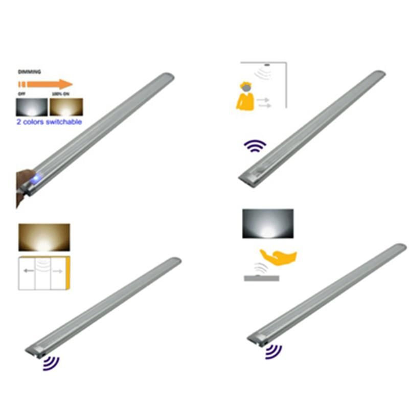 12V 24V PIR Motion Sensor Switch LED Linear Indoor LED Light Bar Puck Light LED Showcase Counter Wardrobe Drawer Smart Recessed LED Panel Light