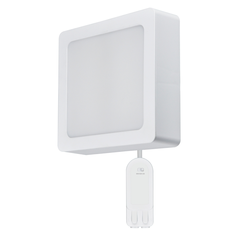 3CCT Dimmable Surface or Recessed Slim Ceiling Light Waterproof Ceiling Lamp SMD Downlight Square Round Side-Lit LED Panel Light