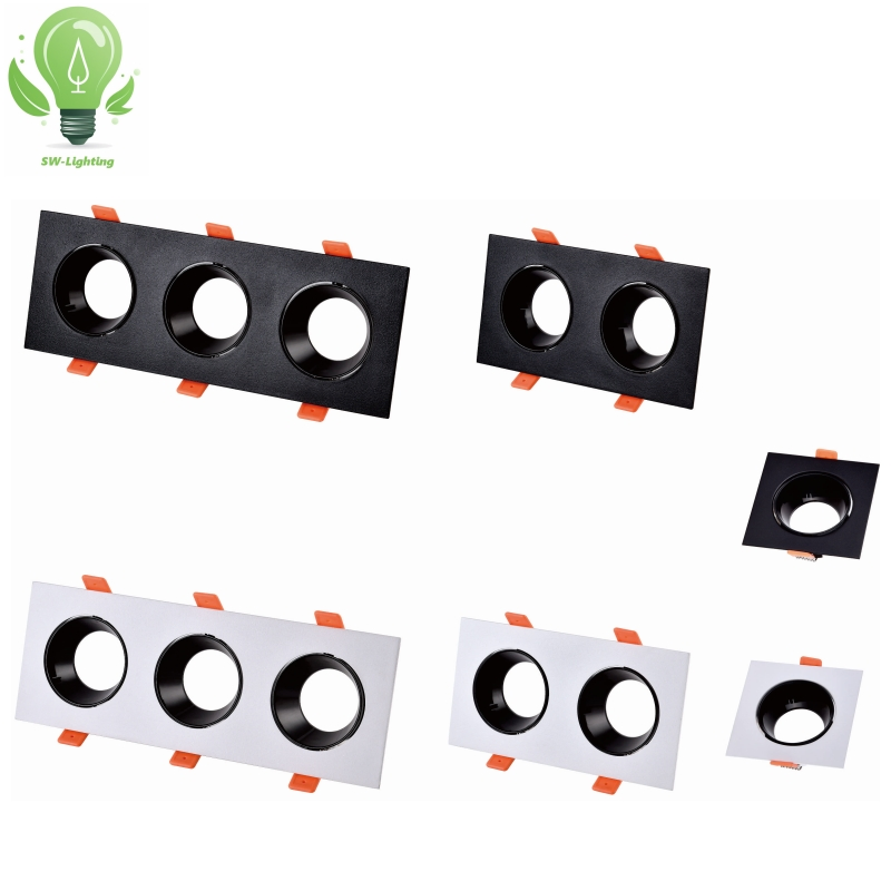 3W 5W 7W 10W 15W 20W Dob Plastic Spot Light Angle Adjustable CCT Dimmable Ceiling Lamp LED Ceiling Light Frame GU10 LED Bulb COB Panel Light Downlight