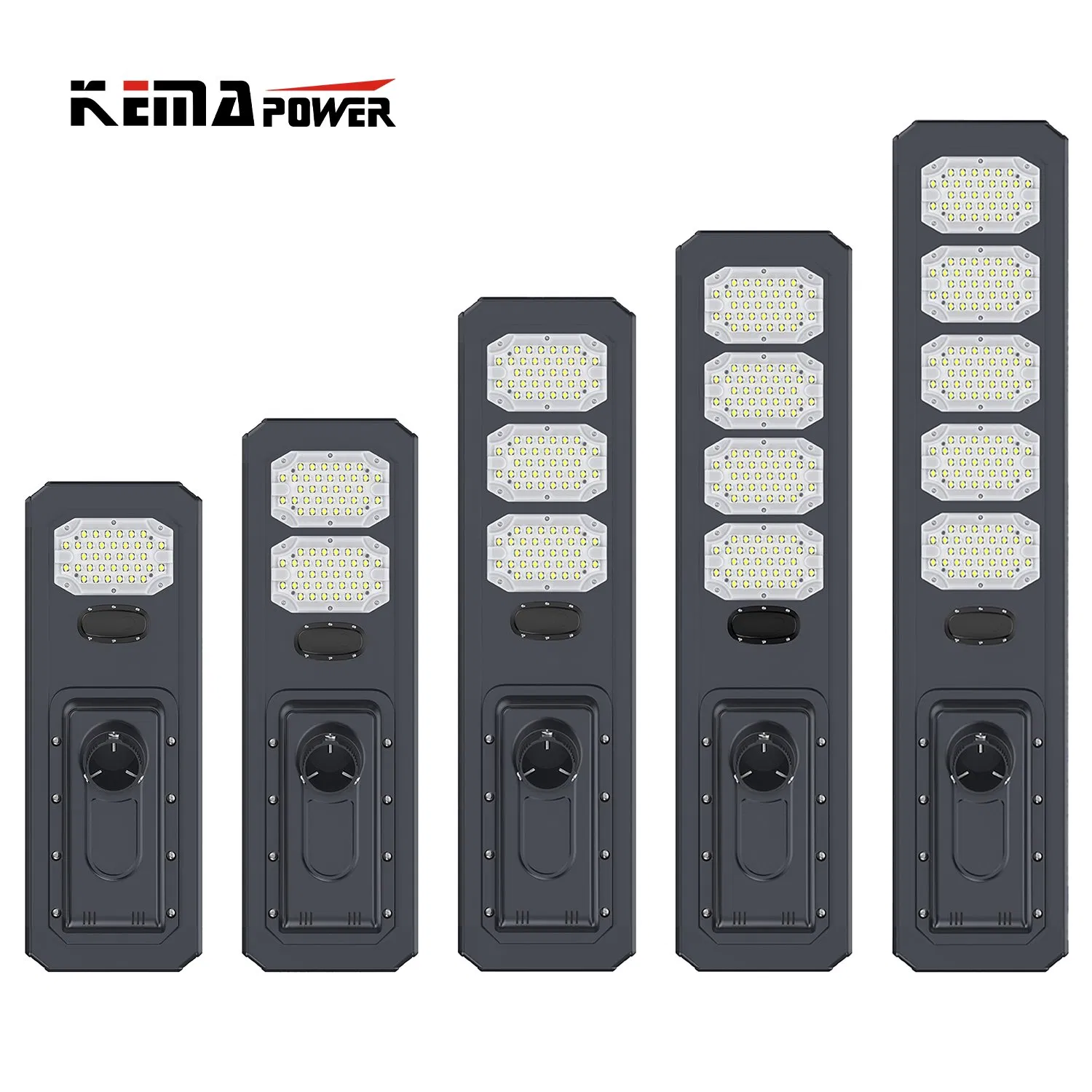 500W Saving Aluminum Smart Outdoor Waterproof Road Solar Power LED Split Street Lights with 5V Monocrystalline Solar Panel