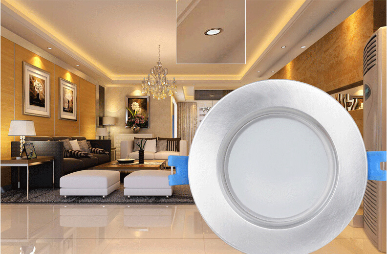 7W/12W/18W/24W Ceiling Recessed Adjustable LED Indoor Lighting for Hotel Residential Rooms