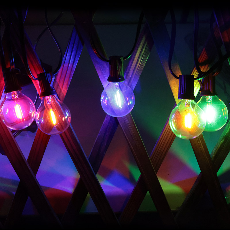 Amazon Hot-Selling Outdoor &amp; Indoor Solar Lighting 20PCS, 30PCS, 40PCS, 50PCS G40 Decking LED Bulbs Lighting for Garden Yard Landscape Lighting