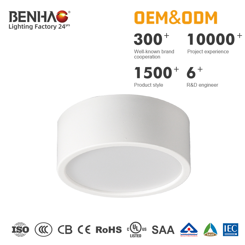 LED Interior Ceiling Die-Cast Aluminum Dimmable Zigbee Smart Home Flood Lighting Down Panel Light