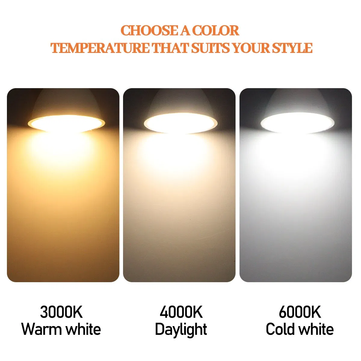 Hot Sale Recessed Spotlight MR16 8W Gu5, 3 Socket 640lm 100-240V IP20 LED Spotlight Indoor Lighting