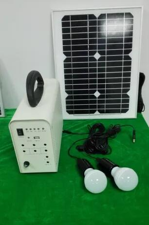 Cheap Price Portable 50W LED Bulb Solar Panel System for Home/Workshp/Office Lighting
