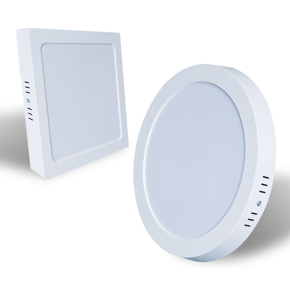 LED Panel Light Round Square Slim Recessed Ceiling Light
