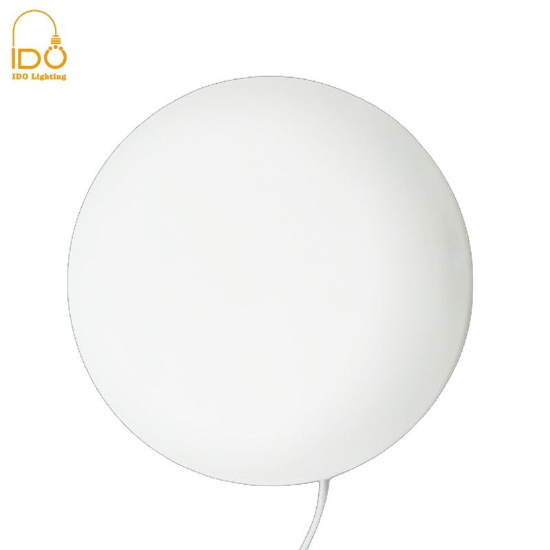 Round Frameless LED Ceiling Panel Light, SMD Back Lit Exchangeable Driver