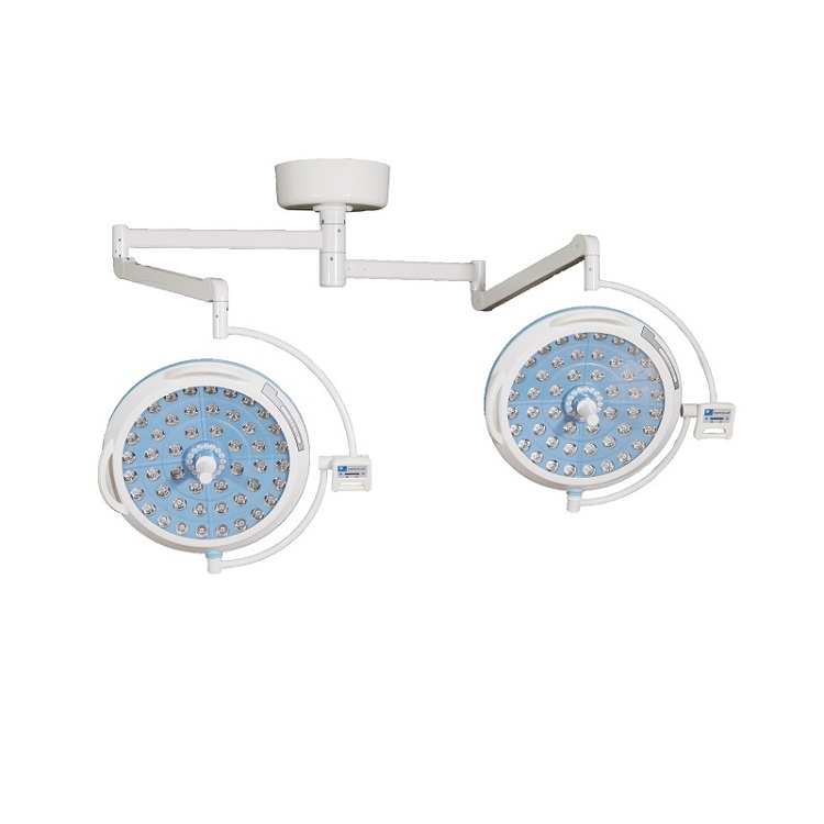 Ceiling Mounted Surgical Operating LED Light Double Head 700/700 Shadowless Lamp
