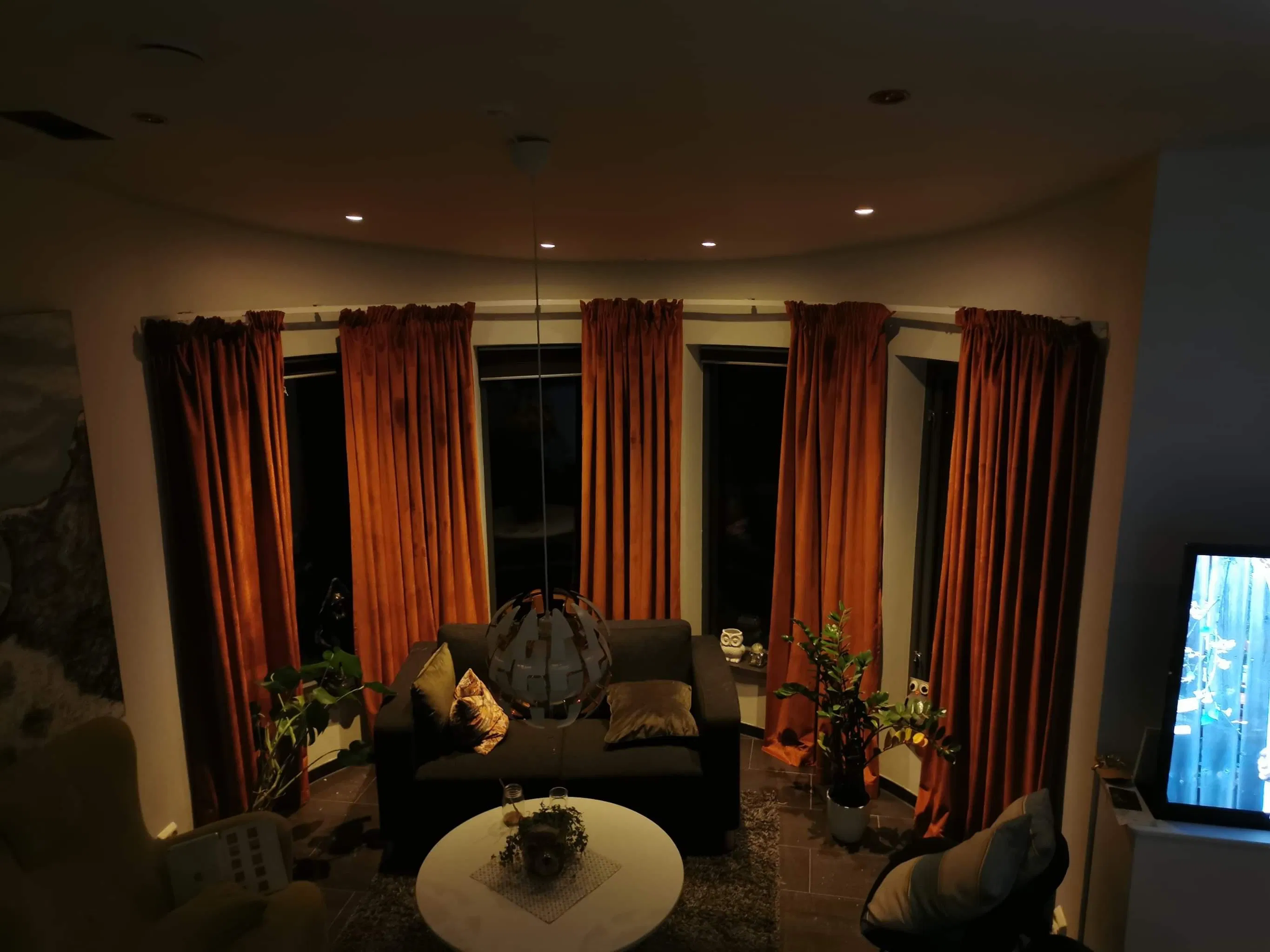 AC220-240V Dimmable Recessed Spot Down Light Directional Adjustable 7W COB LED Panel Light Round