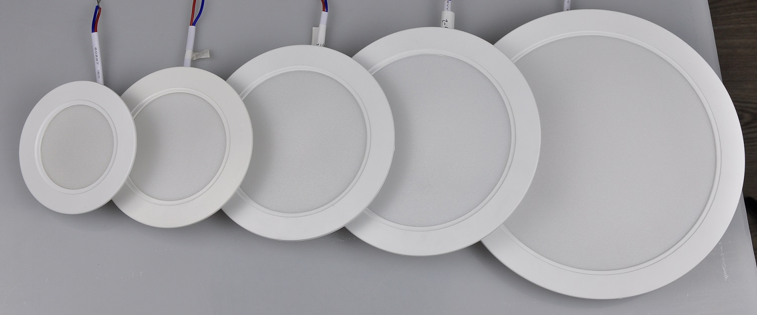 CE RoHS 6W 9W 12W 18W Ultra Slim Dimmable Round Flat LED Panel Light