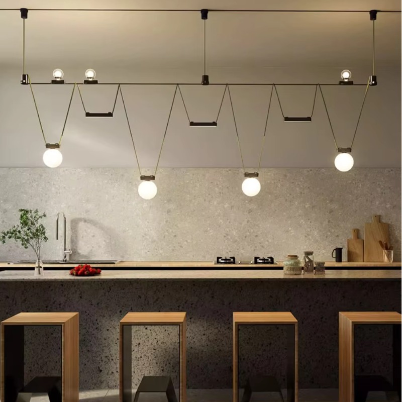 Home Decoration Modern Recessed Indoor Surface Mounted Spotlight Chandelier Commercial LED Interior Belt Track Lighting