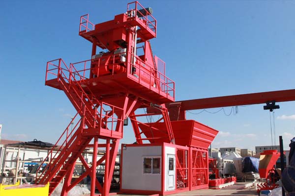 China 60 m³ Mobile concrete mixing plant MBP15 Manufacturer, Machine