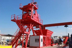 China 60 m³ Mobile concrete mixing plant MBP15 Manufacturer, Machine