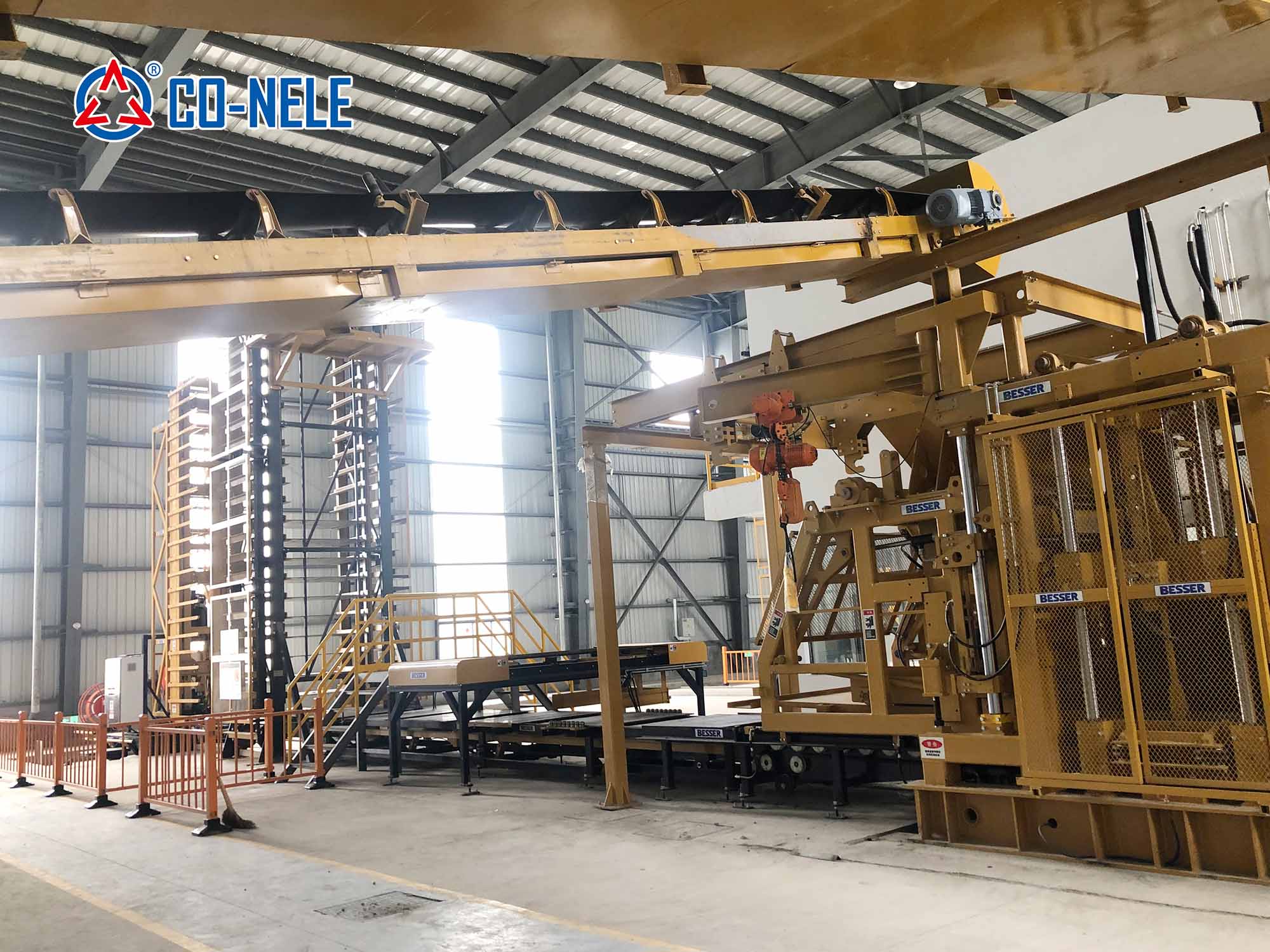 besser concrete block machine