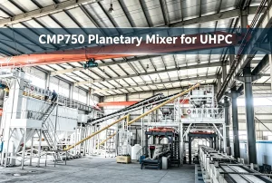 China CMP750 Planetary Mixer| UHPC Precast concrete batching palnt Factory, Machine