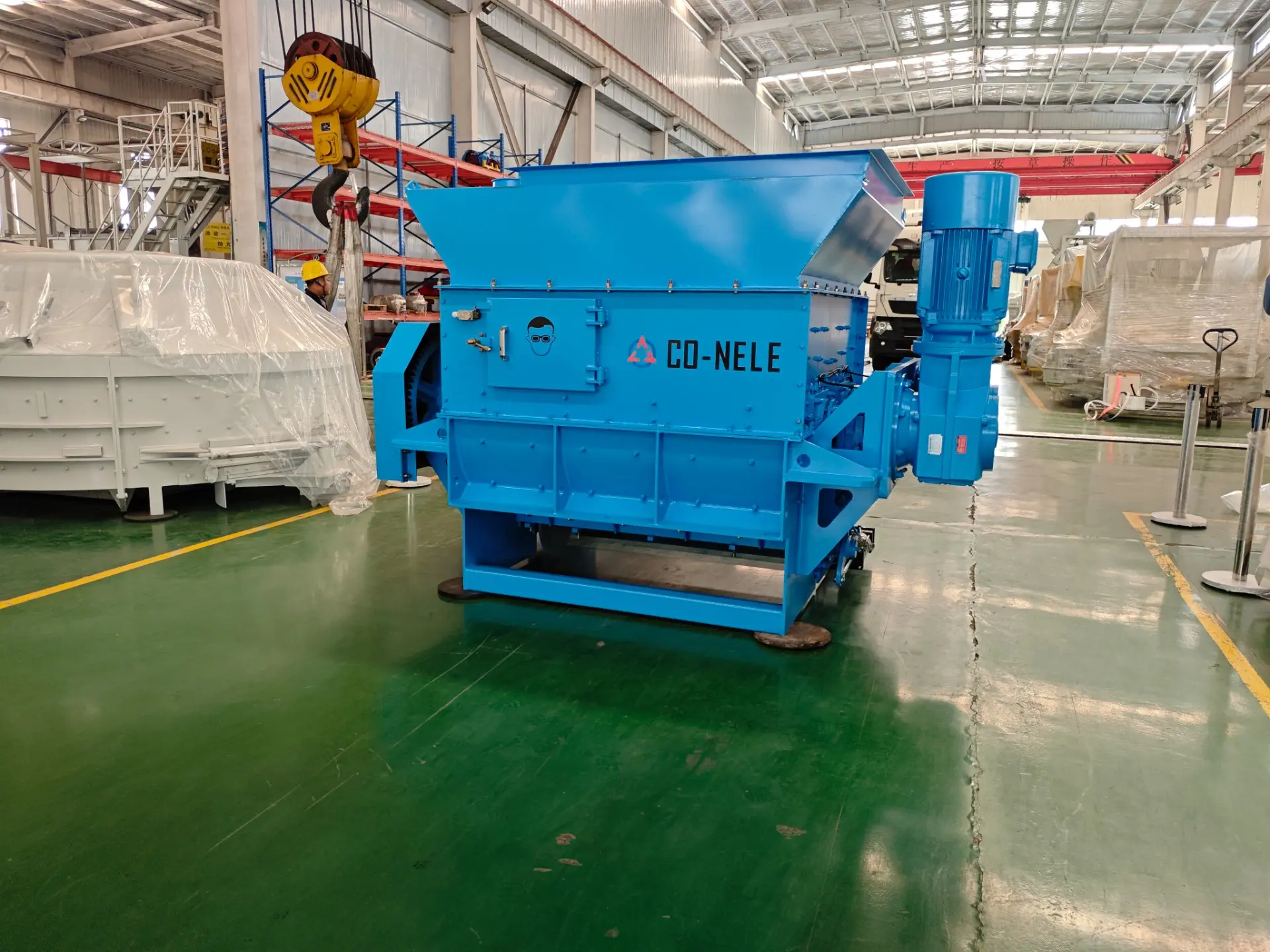 Dry mortar and asphalt mixing plant supplied by CO-NELE