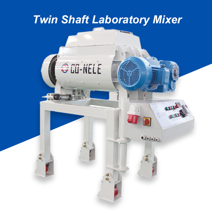 China Laboratory twin shaft concrete mixer Factory, Machine