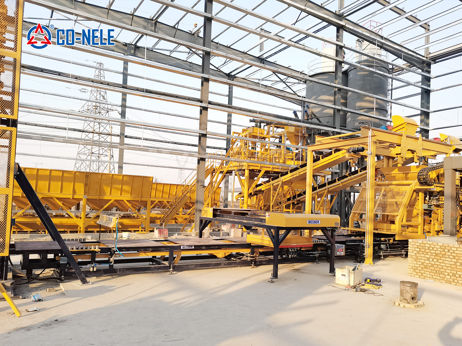 China Concrete Batching Plant for Road tiles in Southeast Asia | Planetary Mixer Manufacturer, Machine