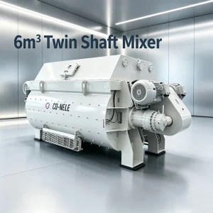 China 6m³ Twin Shaft Concrete Mixer  Factory, Machine