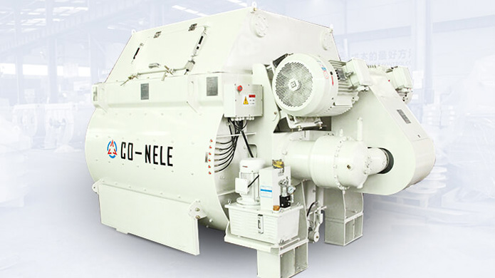 double spiral shaft concrete mixer