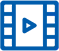 Machine running videos icon